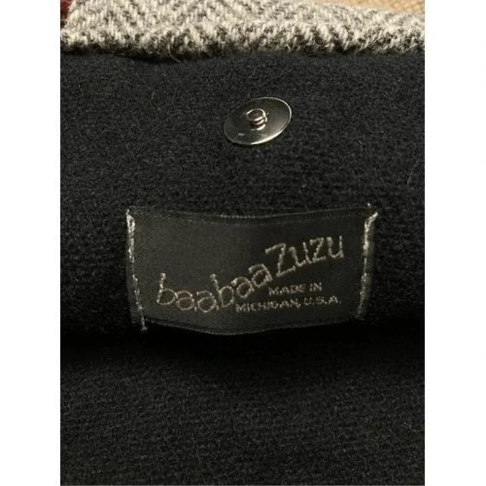 Baabaazuzu One-of-Kind Handbag Purse Recycled Wool Gold‎ Beige Tan Cream Gray